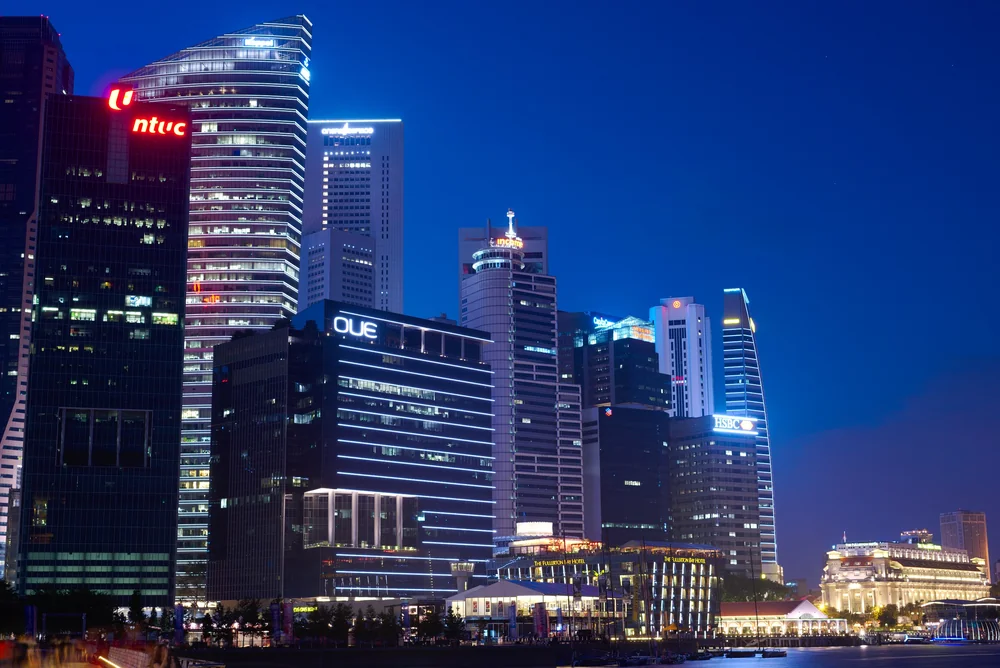 东南亚通信城市风景